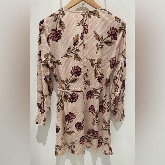 Flower mini dress string waist Size L - Picture 3 of 4
